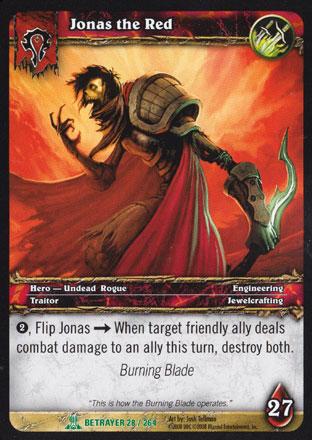 World of Warcraft TCG | Jonas the Red - Servants of the Betrayer 28/264 | The Nerd Merchant