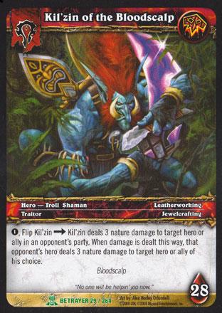 World of Warcraft TCG | Kil'zin of the Bloodscalp - Servants of the Betrayer 29/264 | The Nerd Merchant