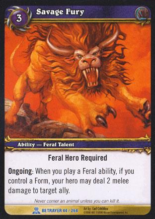 World of Warcraft TCG | Savage Fury - Servants of the Betrayer 44/264 | The Nerd Merchant