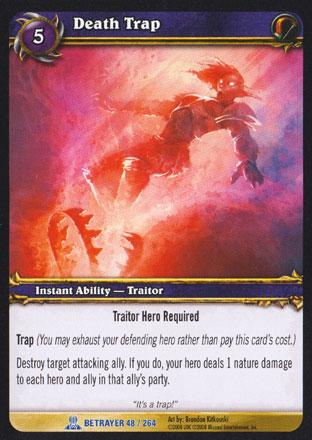 World of Warcraft TCG | Death Trap - Servants of the Betrayer 48/264 | The Nerd Merchant