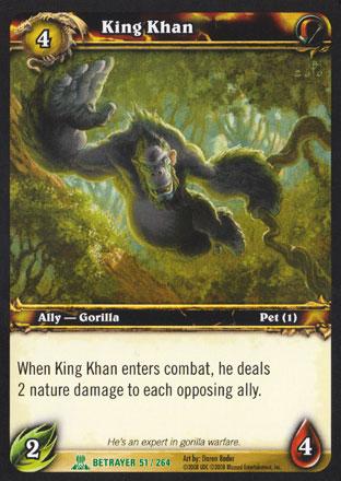 World of Warcraft TCG | King Khan - Servants of the Betrayer 51/264 | The Nerd Merchant