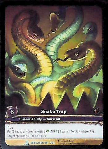 World of Warcraft TCG | Snake Trap (Extended Art) - Servants of the Betrayer 55/264 | The Nerd Merchant