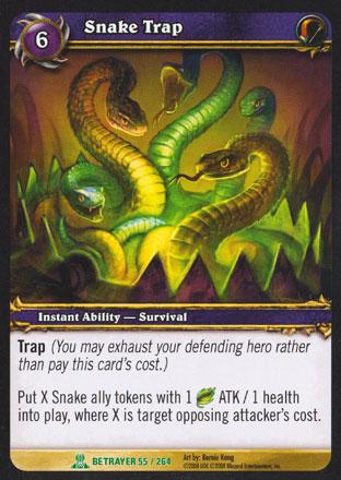 World of Warcraft TCG | Snake Trap - Servants of the Betrayer 55/264 | The Nerd Merchant