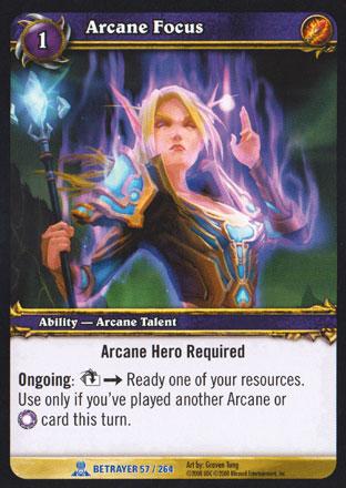 World of Warcraft TCG | Arcane Focus - Servants of the Betrayer 57/264 | The Nerd Merchant