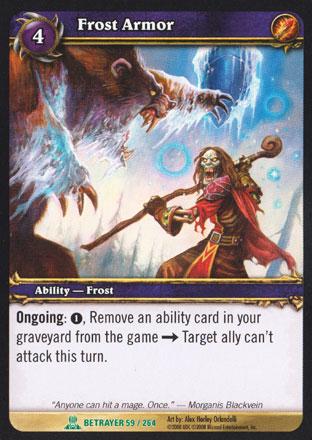 World of Warcraft TCG | Frost Armor - Servants of the Betrayer 59/264 | The Nerd Merchant