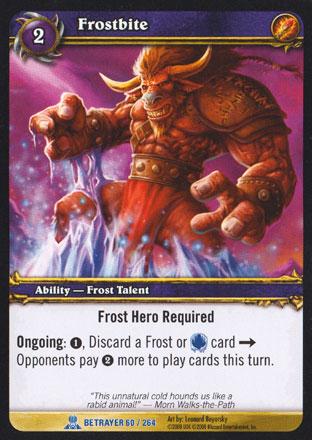 World of Warcraft TCG | Frostbite - Servants of the Betrayer 60/264 | The Nerd Merchant