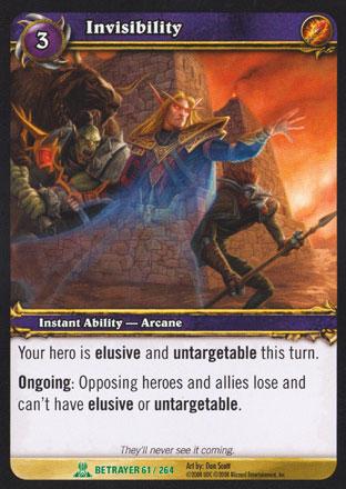 World of Warcraft TCG | Invisibility - Servants of the Betrayer 61/264 | The Nerd Merchant