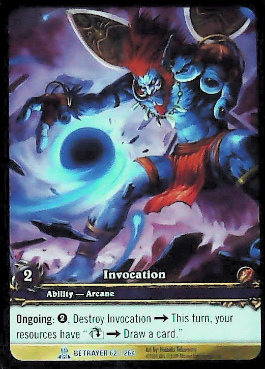 World of Warcraft TCG | Invocation (Extended Art) - Servants of the Betrayer 62/264 | The Nerd Merchant