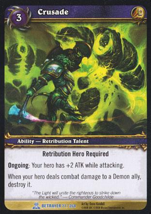 World of Warcraft TCG | Crusade - Servants of the Betrayer 71/264 | The Nerd Merchant