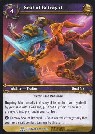 World of Warcraft TCG | Seal of Betrayal - Servants of the Betrayer 74/264 | The Nerd Merchant