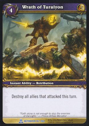 World of Warcraft TCG | Wrath of Turalyon - Servants of the Betrayer 76/264 | The Nerd Merchant