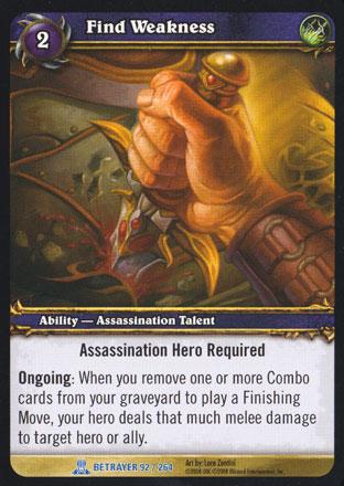 World of Warcraft TCG | Find Weakness - Servants of the Betrayer 92/264 | The Nerd Merchant