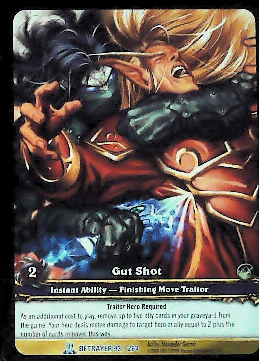 World of Warcraft TCG | Gut Shot (Extended Art) - Servants of the Betrayer 93/264 | The Nerd Merchant