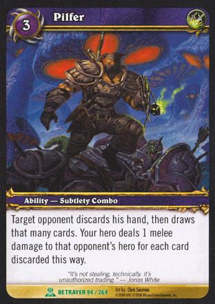 World of Warcraft TCG | Pilfer - Servants of the Betrayer 94/264 | The Nerd Merchant