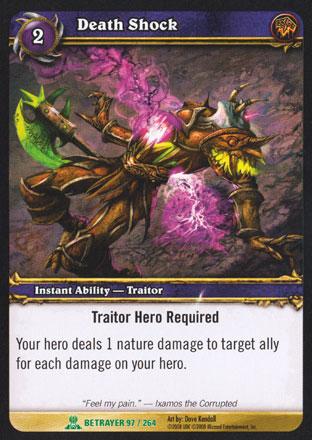 World of Warcraft TCG | Death Shock - Servants of the Betrayer 97/264 | The Nerd Merchant