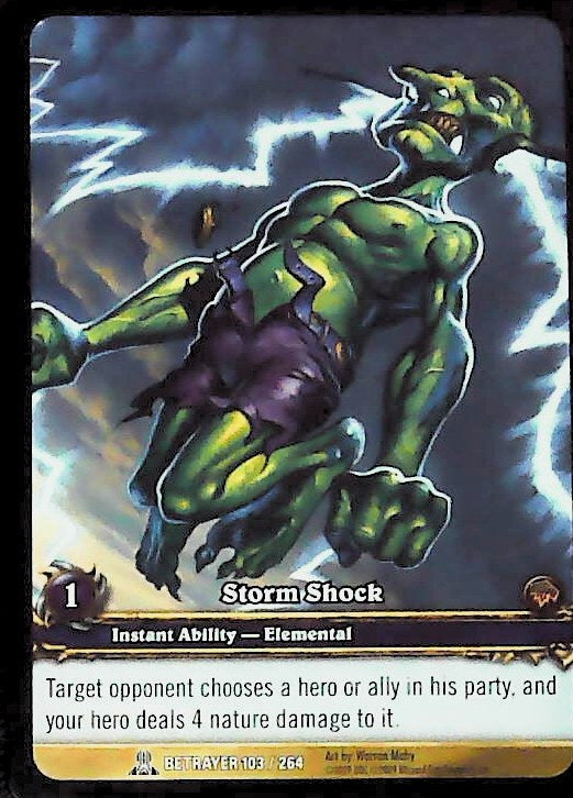 World of Warcraft TCG | Storm Shock (Extended Art) - Servants of the Betrayer 103/264 | The Nerd Merchant