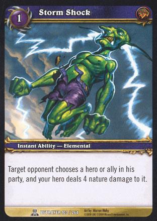 World of Warcraft TCG | Storm Shock - Servants of the Betrayer 103/264 | The Nerd Merchant