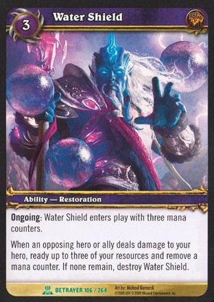 World of Warcraft TCG | Water Shield - Servants of the Betrayer 106/264 | The Nerd Merchant