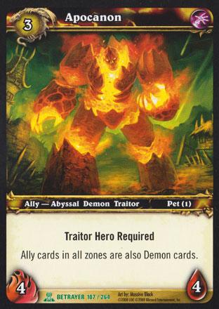 World of Warcraft TCG | Apocanon - Servants of the Betrayer 107/264 | The Nerd Merchant