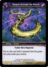World of Warcraft TCG | Ripped through the Portal - Servants of the Betrayer 114/264 | The Nerd Merchant