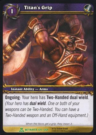 World of Warcraft TCG | Titan's Grip - Servants of the Betrayer 124/264 | The Nerd Merchant