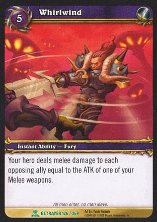 World of Warcraft TCG | Whirlwind - Servants of the Betrayer 126/264 | The Nerd Merchant