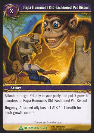 World of Warcraft TCG | Papa Hummel's Old-Fashioned Pet Biscuit - Servants of the Betrayer 127/264 | The Nerd Merchant