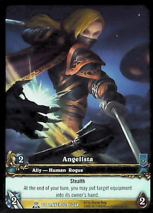 World of Warcraft TCG | Angelista (Extended Art) - Servants of the Betrayer 129/264 | The Nerd Merchant