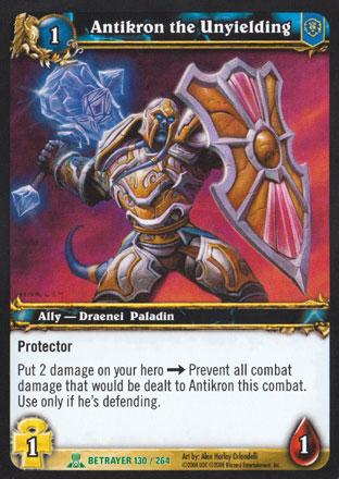 World of Warcraft TCG | Antikron the Unyielding - Servants of the Betrayer 130/264 | The Nerd Merchant