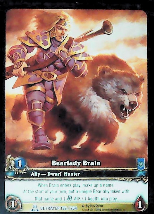 World of Warcraft TCG | Bearlady Brala (Extended Art) - Servants of the Betrayer 132/264 | The Nerd Merchant