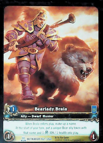 World of Warcraft TCG | Bearlady Brala (Extended Art) - Servants of the Betrayer 132/264 | The Nerd Merchant