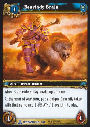 World of Warcraft TCG | Bearlady Brala - Servants of the Betrayer 132/264 | The Nerd Merchant