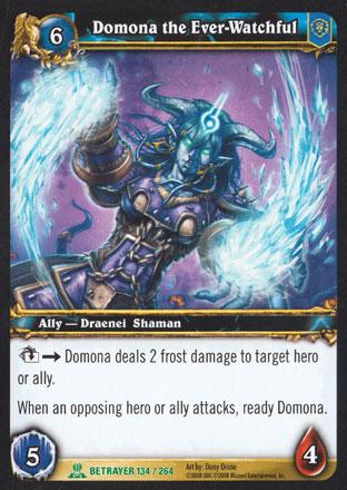 World of Warcraft TCG | Domona the Ever-Watchful - Servants of the Betrayer 134/264 | The Nerd Merchant