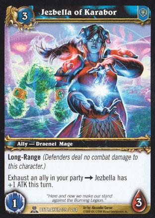 World of Warcraft TCG | Jezbella of Karabor - Servants of the Betrayer 139/264 | The Nerd Merchant