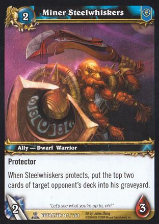World of Warcraft TCG | Miner Steelwhiskers - Servants of the Betrayer 144/264 | The Nerd Merchant