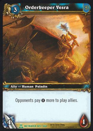 World of Warcraft TCG | Orderkeeper Vesra - Servants of the Betrayer 149/264 | The Nerd Merchant