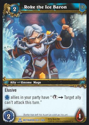 World of Warcraft TCG | Roke the Ice Baron - Servants of the Betrayer 153/264 | The Nerd Merchant