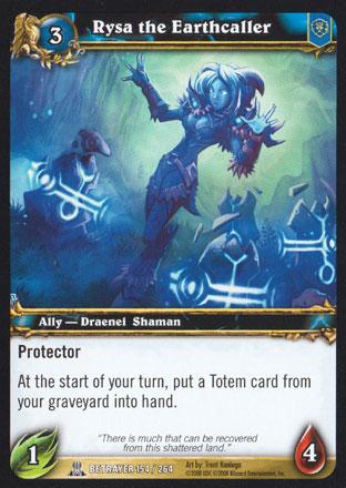 World of Warcraft TCG | Rysa the Earthcaller - Servants of the Betrayer 154/264 | The Nerd Merchant