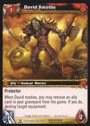 World of Warcraft TCG | David Smythe - Servants of the Betrayer 160/264 | The Nerd Merchant