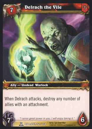 World of Warcraft TCG | Delrach the Vile - Servants of the Betrayer 161/264 | The Nerd Merchant