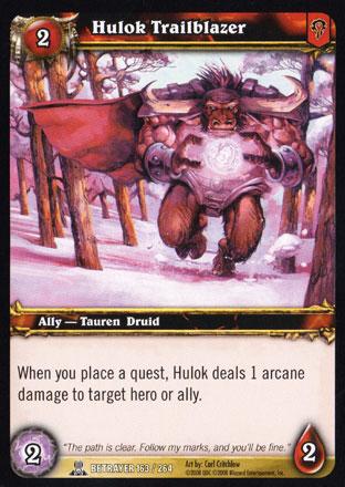 World of Warcraft TCG | Hulok Trailblazer - Servants of the Betrayer 163/264 | The Nerd Merchant