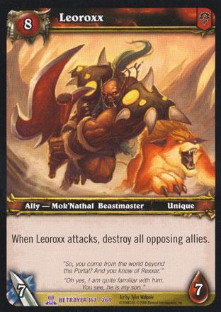 World of Warcraft TCG | Leoroxx - Servants of the Betrayer 167/264 | The Nerd Merchant