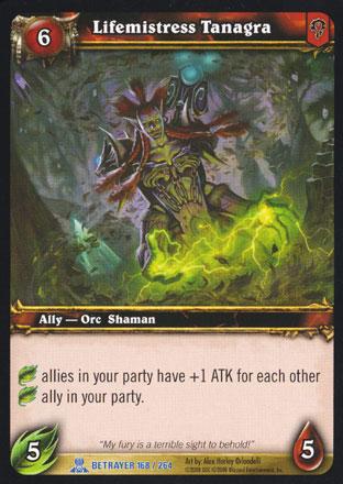World of Warcraft TCG | Lifemistress Tanagra - Servants of the Betrayer 168/264 | The Nerd Merchant