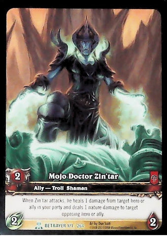 World of Warcraft TCG | Mojo Doctor Zin'tar (Extended Art) - Servants of the Betrayer 171/264 | The Nerd Merchant