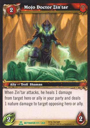 World of Warcraft TCG | Mojo Doctor Zin'tar - Servants of the Betrayer 171/264 | The Nerd Merchant