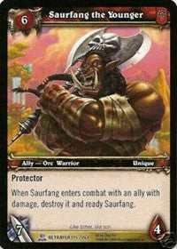 World of Warcraft TCG | Saurfang the Younger - Servants of the Betrayer 175/264 | The Nerd Merchant