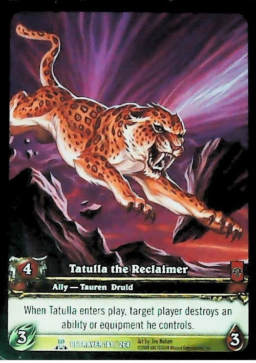 World of Warcraft TCG | Tatulla The Reclaimer (Extended Art) - Servants of the Betrayer 181/264 | The Nerd Merchant