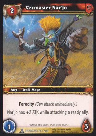 World of Warcraft TCG | Vexmaster Nar'jo - Servants of the Betrayer 183/264 | The Nerd Merchant