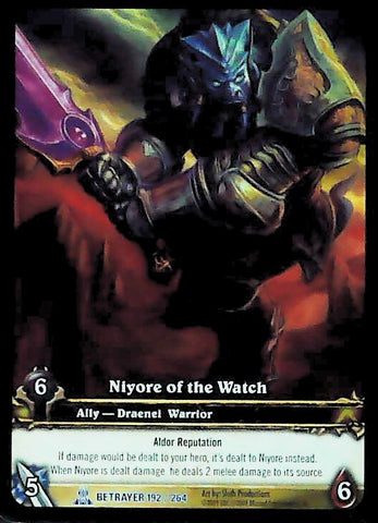 World of Warcraft TCG | Niyore of the Watch (Extended Art) - Servants of the Betrayer 192/264 | The Nerd Merchant