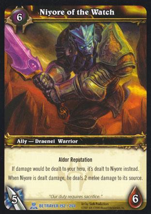 World of Warcraft TCG | Niyore of the Watch - Servants of the Betrayer 192/264 | The Nerd Merchant